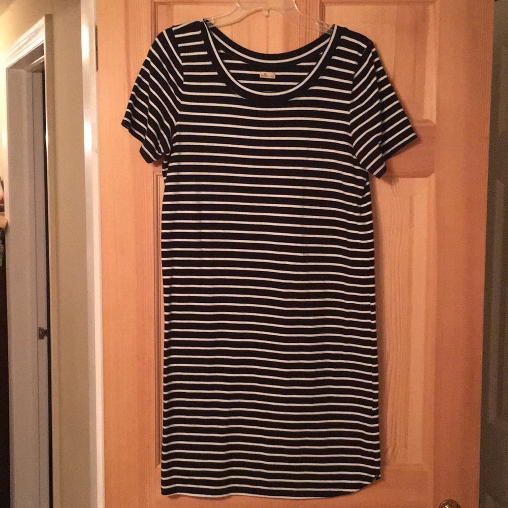 Hollister Jersey Striped Dress
